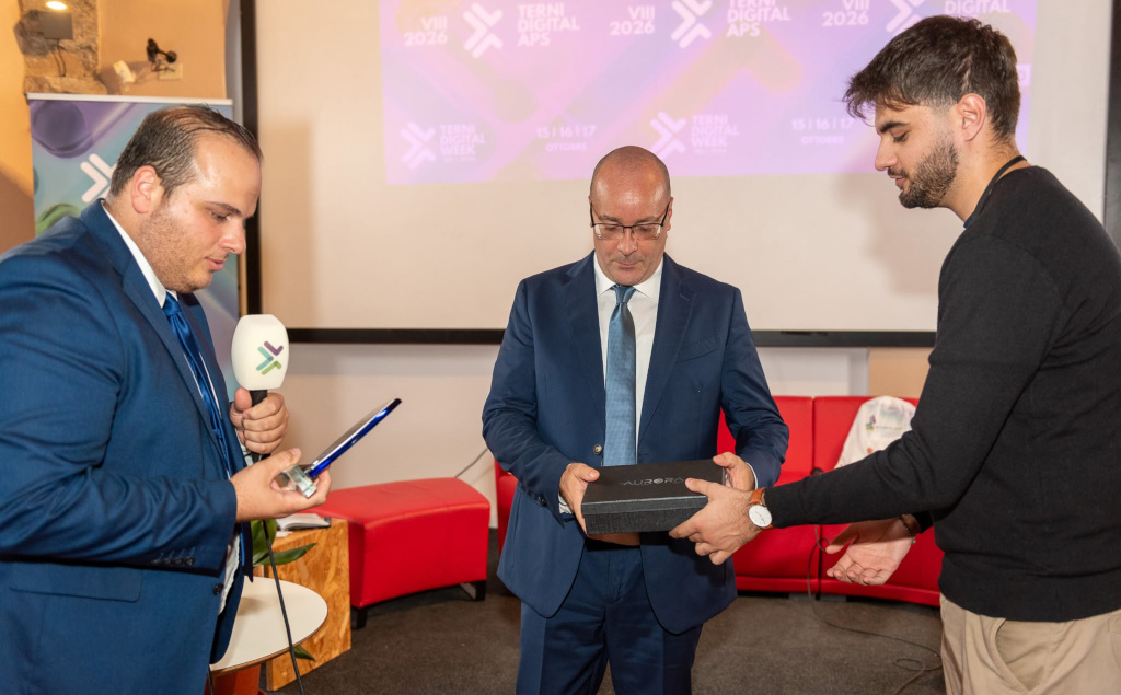 Consegna del Premio Innovazione 2026 alla Terni Digital Week