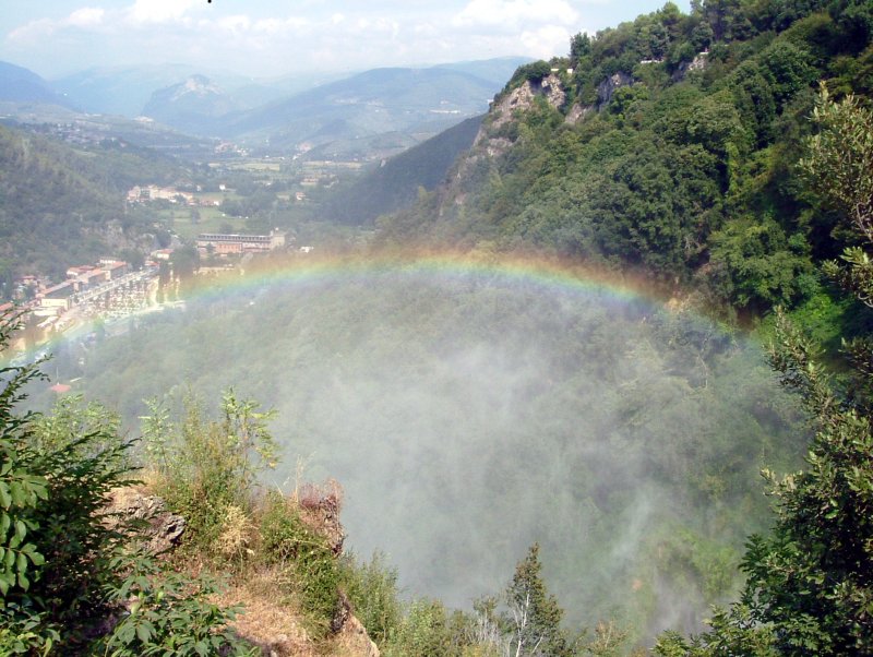Landscape from the waterfall’s top
